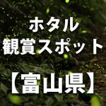 【自然博物園　ねいの里「ヘイケボタル観賞会」】富山県富山市