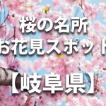 【淡墨公園】桜の名所・花見スポット／見ごろや開花情報・ライトアップ・駐車場情報など